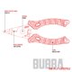 thumbnail image 4 of Alicates BUBBA 15 cm Cortadores de Línea de Acero Inoxidable, 4 of 6