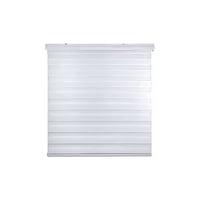 Genérico - Cortina Roller Duo Zebra Día Y Noche 150 X 200 Blanco