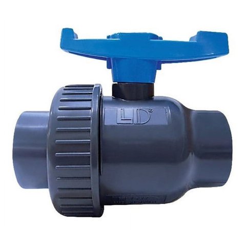 Válvula De Bola Pvc 1 , Dn25 32Mm. Marca Ld
