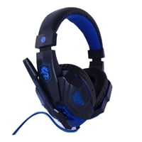 Audifono Gamer Con Microfono Azul Fastlink
