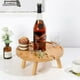 thumbnail image 3 of Mesa De Madera Picnic Plegable Soporte Copas Tabla Picoteo, 3 of 6