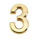 thumbnail image 3 of Número De Puerta Del Hotel De La Casa Autoadhesiva De Plástico Dorado Dígito Numérico Pegajoso 3, 3 of 3