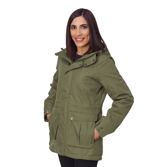 Chaqueta Mujer Andorra Therm Oliva Aparso