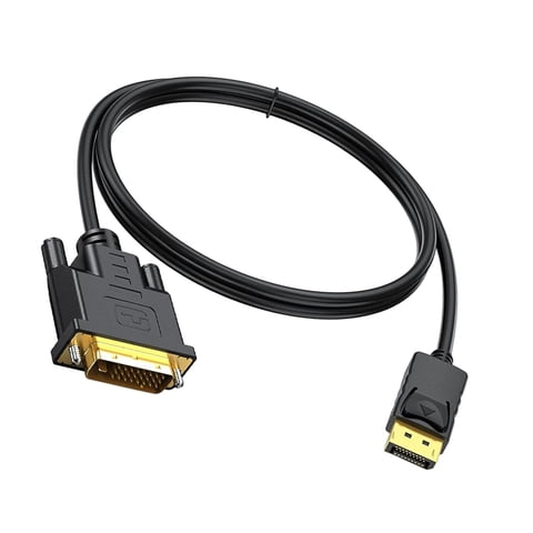 Magideal - Cable Dp De 2M, Cable Adaptador De Video Full Hd 1080P Para Computadoras De Escritorio, Pc, Monitores, Computadoras Portátiles