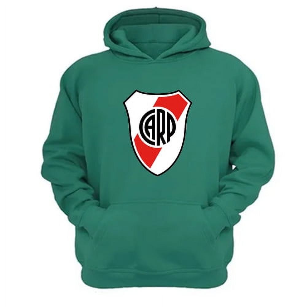 Genérico - Polerón Canguro River Plate Verde Aguamarina Talla M Unisex