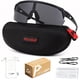 thumbnail image 5 of POLASUP GAFAS LENTES DE SOL Gafas de sol deportivas negras con lentes oscuros y diseño aerodinámico. Protección UV 400, ligera y resistente. Ideales para ciclismo, running y actividades, 5 of 5