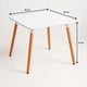 thumbnail image 4 of Mesa Cuadrada de Comedor Eames 80x80cm - Blanca, 4 of 7