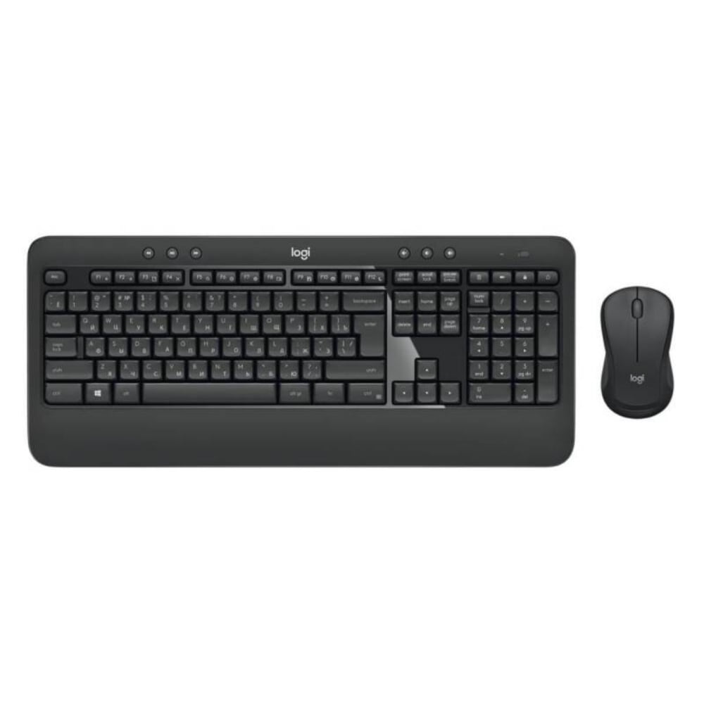 Logitech Combo Teclado+mouse Advanced Inalambrico Usb 540 Black