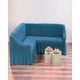 thumbnail image 3 of Funda Cubre Sofa En Forma De L Color Azul, 3 of 4