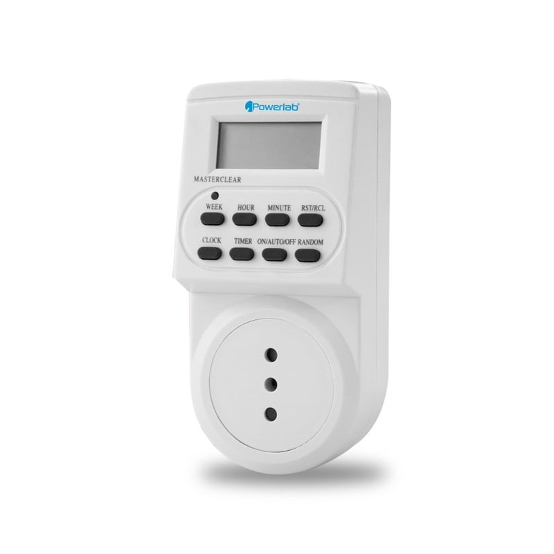Powerlab - Timer Digital-blanco