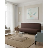 Todo Para El Hogar - Funda De Futón Elasticado Diseño Liso Resiste Y Duradero