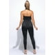thumbnail image 4 of Saronite Conjunto de Mono y Pantalón Largo sin Tirantes con Cuello de Tubo y Gargantilla, Negro (para Mujer), 4 of 4