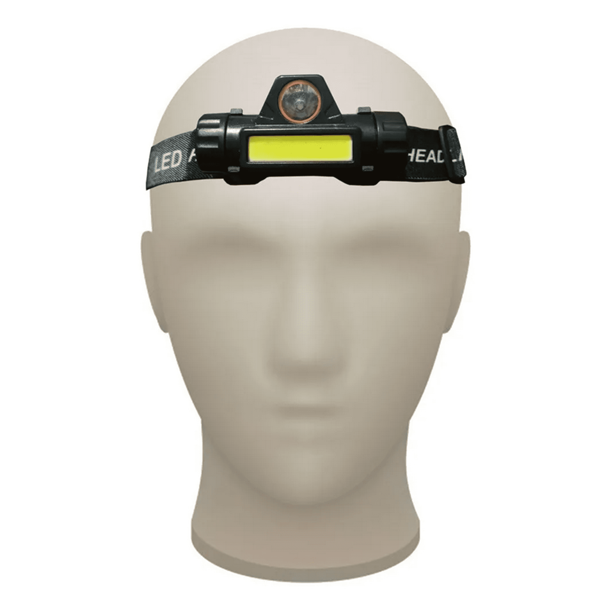 Genérico - Linterna Foco Cabeza Linterna Minera Cintillo 2en1 Carga Usb Luz Blanco