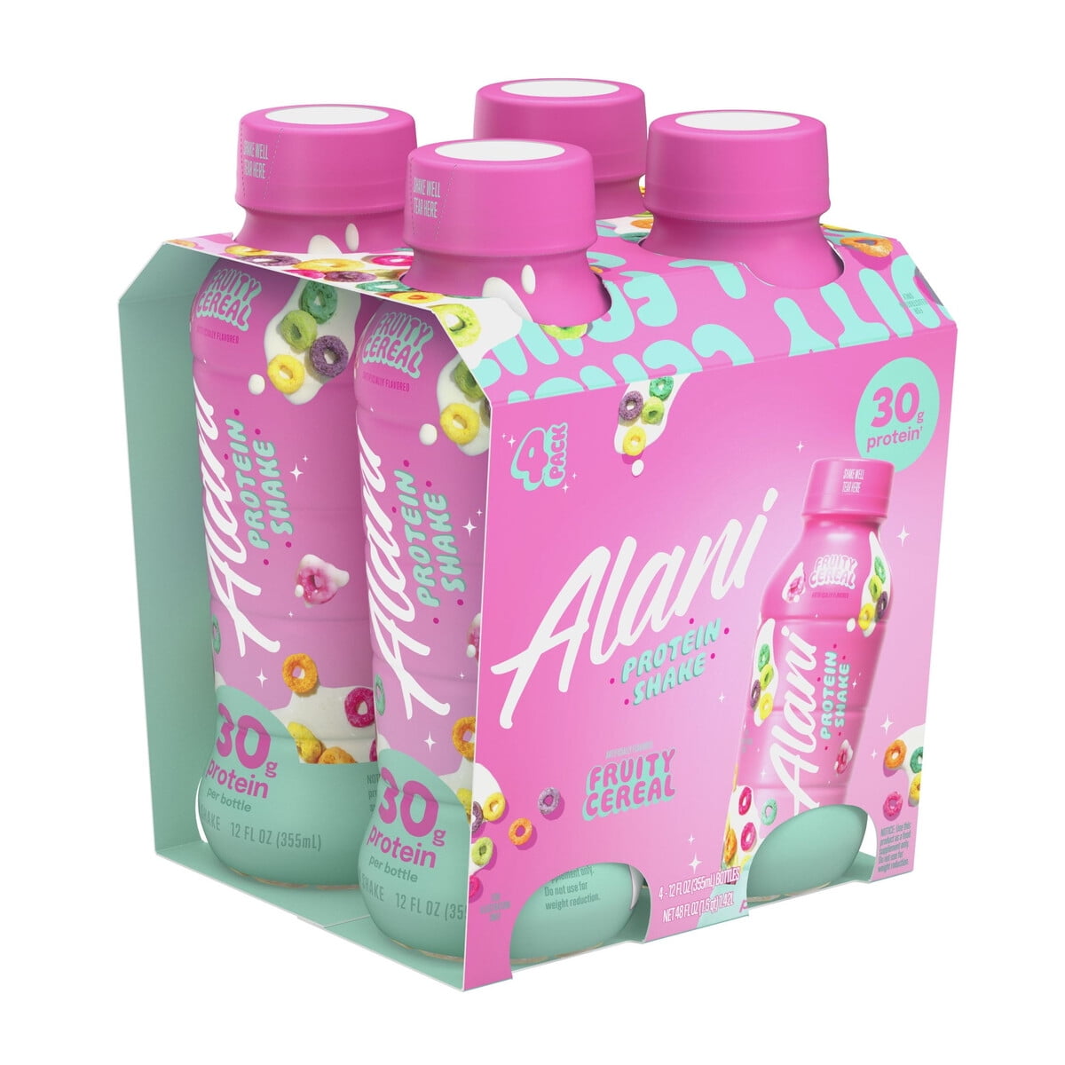 Batido Proteico Alani Nu Fruity Cereal 30g 355ml Pack 4