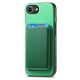 thumbnail image 5 of Funda de Cuero Magnética con Tarjetero para iPhone 16e Cubierta Delgada Verde, 5 of 5