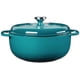 thumbnail image 2 of Hierro fundido esmaltado Dutch Oven Lodge, 6 litros, con tapa, 500 °C, color laguna, 2 of 4