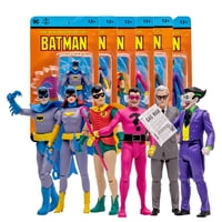 Figuras De Acción Mcfarlane Toys Dc Retro Batman 66, 15 Cm, Paquete De 6