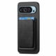 thumbnail image 3 of Funda de Cuero Magnética con Tarjetero para Google Pixel 9 Cubierta Delgada Negro, 3 of 5