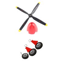 Magideal - Hélices De Avión Rc Tren De Aterrizaje De Aviones Reemplazar Accesorios Piezas De Avión Piezas De Bricolaje Duraderas Para Wltoys Xk 280 Rc Avión Acce