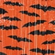 thumbnail image 3 of Cortina de plástico con flecos para Halloween, forma de murciélago, 8 x 3 pies, naranja, 3 of 6