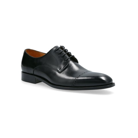 Cardinale - Zapatos Hombre Cuero Suela Dommer-0-05 Negro 39