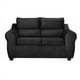 thumbnail image 1 of Sofa Dubai 2 Cuerpos felpa Negro, 1 of 2