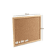 thumbnail image 3 of Pizarra Corcho 60 X 90 Borde Madera Resistente + Fijadores café, 3 of 3