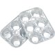 thumbnail image 2 of Waytiffer paquete de 10 moldes de aluminio para muffins y cupcakes, 6 cavidades, 2 of 3