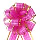 thumbnail image 1 of Uxcell 5 piezas de lazo grande para envolver regalos, lazos de organza para bodas, cestas, regalos, Rojo Rosa 15 cm, 1 of 6