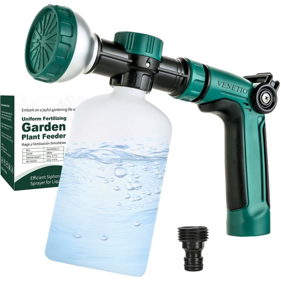Pulverizador De Jardín Con 8 Niveles Y Coión A Manguera Botella De 475 Ml