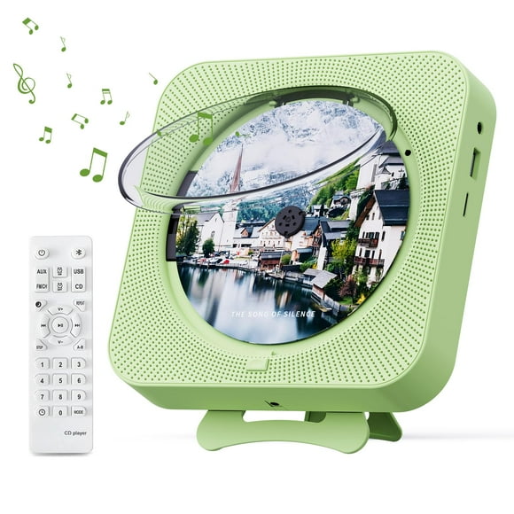 Reproductor De Cd Portátil Con Bluetooth Y Radio Fm