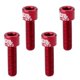 thumbnail image 4 of 4pcs Carretera Bicicleta Manillar Tallo Tornillo Aleación De Aluminio M5 * 17 Mm Pernos Rojo, 4 of 5