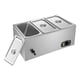 thumbnail image 1 of Chafer Electrico Buffet Baño Maria Bufetera 3 Depositos 5.5L, 1 of 10
