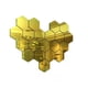 thumbnail image 1 of Adhesivo Tipo Espejo Hexagonal Dorado (XL), 1 of 3