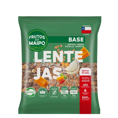 Base Para Cocinar Lentejas 500 G Frutos Del Maipo