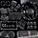 thumbnail image 1 of Set de accesorios de coche NBTEPEM Black Bling 27 piezas para mujer, 1 of 6