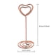 thumbnail image 5 of 12 soportes altos para tarjetas de lugar, soportes para números de mesa, soportes para tarjetas de mesa, soportes para números de mesa con clips para fotos y notas en forma de corazón., 5 of 8