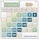 thumbnail image 2 of Panel Calendario Mensual EAMAY de 24 x 25 con 2.75 x 2.75 Bolsillos, 2 of 3