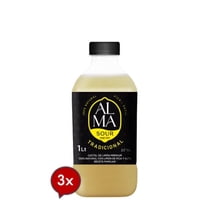 Alma Sour - 3 Pisco Sour Premium Tradicional De 1 Litro