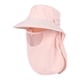 thumbnail image 2 of Sombrero Para El Sol Con Solapa Para El Cuello Y Cubre La Cara, Sombrero De Pesca Para Acampar, Rosa, 2 of 5