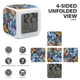 thumbnail image 3 of Alas de Fuego theme 7 colors Alarm Clock Digital LED Alarm Clock Gifts for kids friends family, 3 of 6