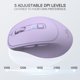 thumbnail image 4 of Mouse inalámbrico Redragon BM4195 AI Smart 2.4G y BT morado, 4 of 7