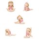 thumbnail image 4 of 5x Bunny Girl Yoga Pose Figuras Regalos De Meditación Para Amantes De Los Estantes, 4 of 4