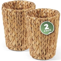 Basurero 84Eco Paquete De 2 Cestos De Basura De Ratán 7,6 Litros