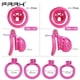 thumbnail image 2 of FRRK Lightweight Plastic Chastity Cage Device with Cobra Opening 4 Penis Rings Long Time Wear Bondage Gear BDSM Sex Toys for Men, 2 of 3