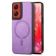 thumbnail image 1 of Magnetic Slim Case for Motorola Moto G Stylus 5G 2024 with Camera Guard & Anti-Scratch Back Purple, 1 of 5