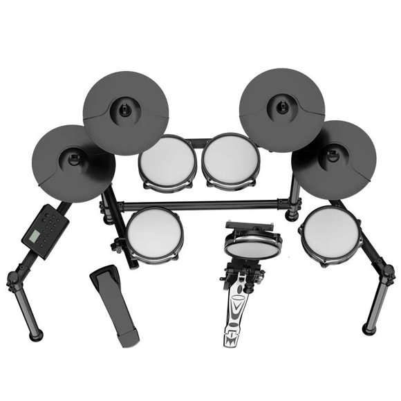 Batería Electrónica Powerdrums Ctd-600 - Negra