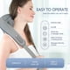 thumbnail image 2 of Neck And Shoulder Massager Wireless Shiatsu Kneading Massager Pillow Trapezius Neck Cervical Back Massage Shawl Full Body Using, 2 of 3