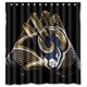 thumbnail image 1 of Cortina de ducha de los St. Louis Rams, juego de cortina de baño con ganchos, tamaño 66 x 72 pulgadas, 1 of 3