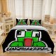 thumbnail image 1 of 3pcs Screaming Alien Robot UNSPEAKABLE Pattern Three-Piece Set Soft And Comfortable bedding Suitable for All Seasons, 1 of 1